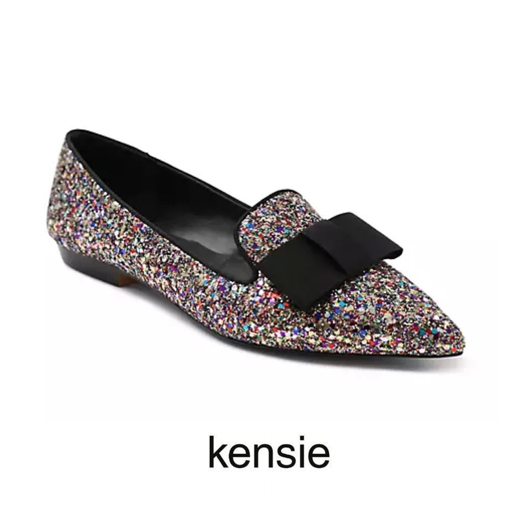 NWOB Kenzie Madeleine Bow Pointed Toe Loafer Flat